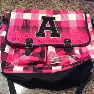 Justice book bag Letter A